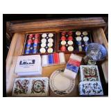 poker chips,playing cards,christmas item,items