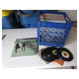 milk crate & all records