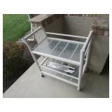 patio serving cart,wind chimes,basket