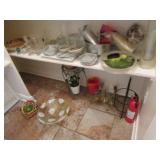 candleholders,decorations,fire ext. & items