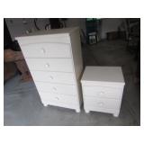matching chest & nightstand & items inside