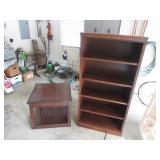 bookshelf & end table
