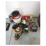 light,funnels,rope & misc items