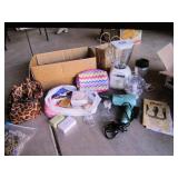 blender,hair dryer & items