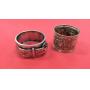 2 Sterling silver napkin rings