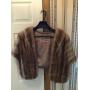 Marshall Fields fur cape