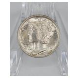 1925 Mercury Head Dime