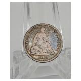 1860-O Seated Half Dime