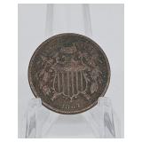 United States 1864 Two Cent Piece