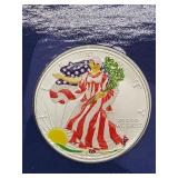 "The Millenium" 2000 Painted one ounce American