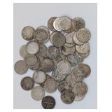 United States  Silver  $5 Fifty Mixed Date Silver