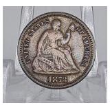 1873-S Seated Half Dime