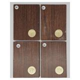 United States Four 1974 Eisenhower Dollars(Proof)