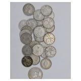 Canada  Silver  $7.00 Twenty-Six Mixed Date Canadi