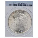 1922 Peace Silver Dollar (PCGS MS-64)