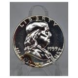 1959 Franklin Half Dollar (Proof)