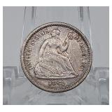 1862 Seated Half Dime