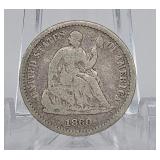 1860 Seated Half Dime