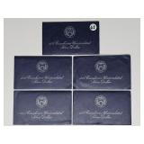 United States Five 1974 Eisenhower Silver Dollar(U