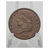 United States 1834 Half Cent