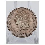 United States 1833 Half Cent