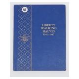 United States  Silver Album of Twenty Walking Libe
