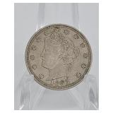 1883 Liberty  "V" Nickel (no cents)