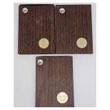 United States  Silver Three 1973 Eisenhower Dollar