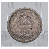 1870 Seated Half Dime