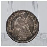 1867-S Seated Half Dime