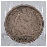 1869-S Seated Half Dime