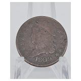 United States 1809 Half Cent