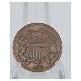 United States 1865 Two Cent Piece