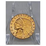 United States  Gold  $2.50 1915 $2.50 Indian Head