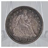 1857 Seated Half  Dime