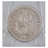 1856-O Seated Half  Dime