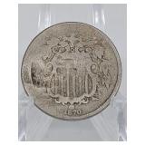 United States 1870 Shield Nickel