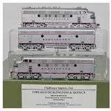 Challenger Imports CB&Q EMD F3A/F3B/F3A Passenger