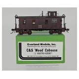 Overland Models C&S ï¿½Woodï¿½ Caboose #10576ï¿½10587 (O