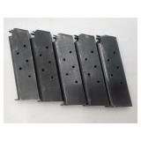 5x Colt 45 Auto Magazines