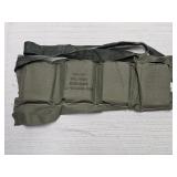 5.56 Green Tip Ammunition in 4 pouch Bandolier,