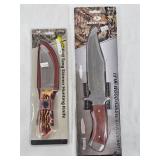 2x MOSSY OAK KNIVES(NIB, FULL TANG SKINNER