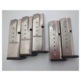 5x 40 S&W Magazines(3x 10 rds Magazines 2x 14 rd)