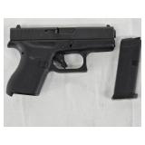 GLOCK MODEL 42  .380 AUTO  SEMI AUTOMATIC PISTOL