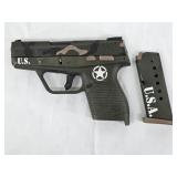 TAURUS  709 SLIM  9mm PISTOL  S/N: TXP09184  U.S.