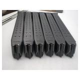 6x 30 round 9mm Glock Magazines