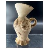 Coptic or Late Antique Pottery Jug with Applied Me