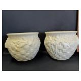 pair of McCoy Jardiniï¿½res
