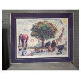 Joel E. Tannisl Painting - "In the Beginning God M