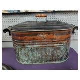 copper Nesco wash boiler with lid
